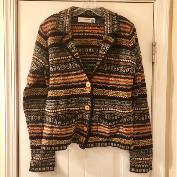 Anthro ‘FAIR ISLE BLAZER’ - Picture 2 of 4